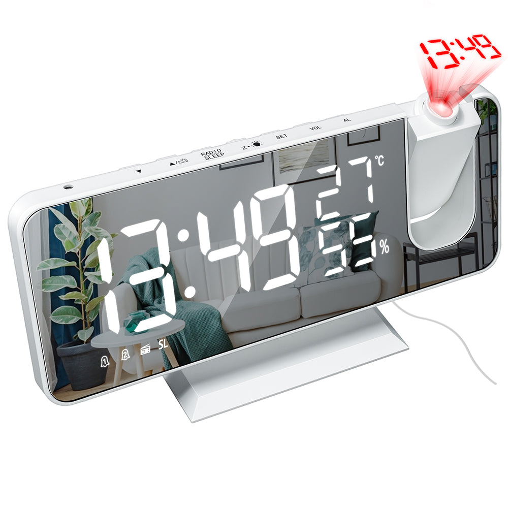 Mirror Projection Alarm Clock