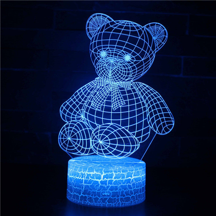 3D Love Bear Table Lamp