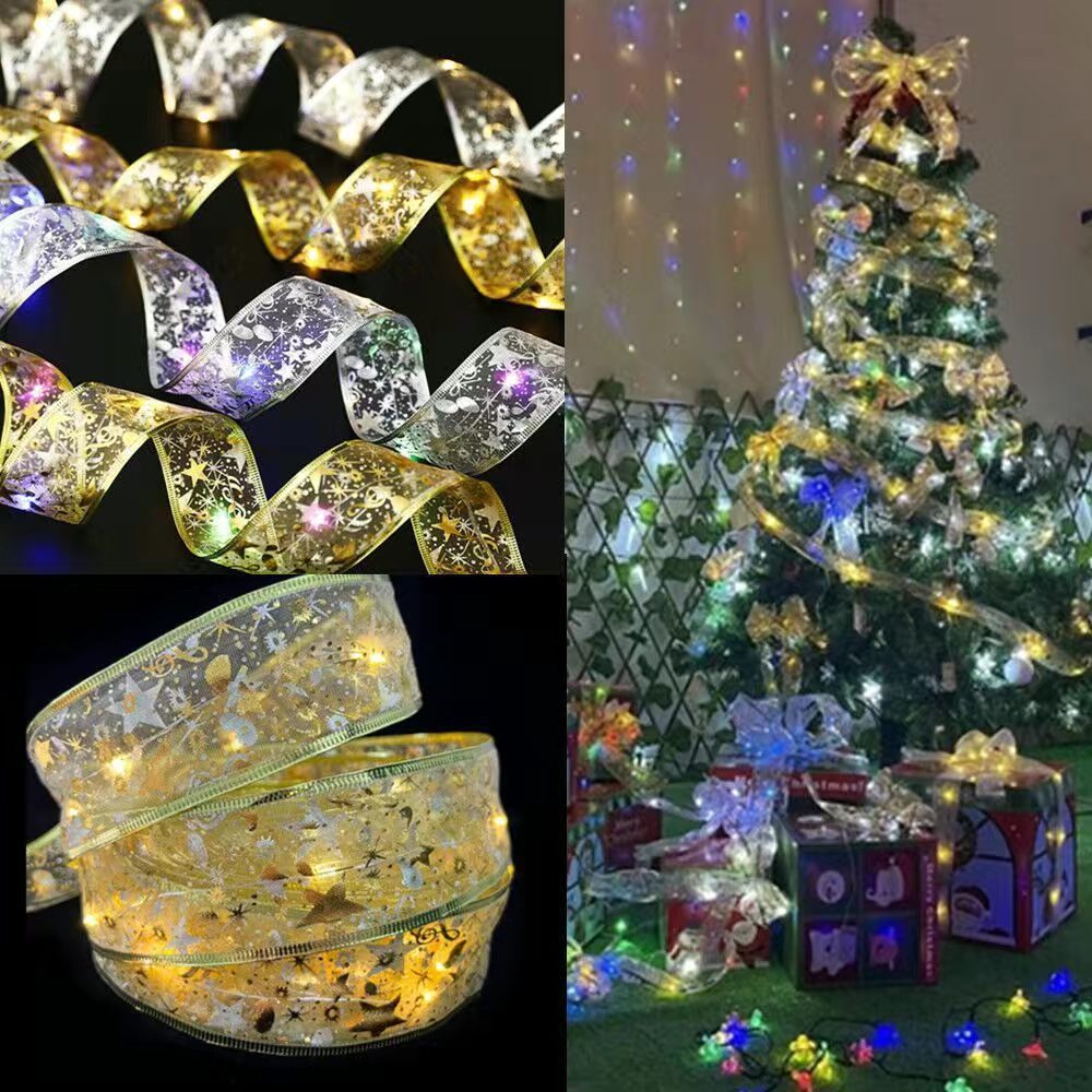 Christmas Decoration Ribbon Lights